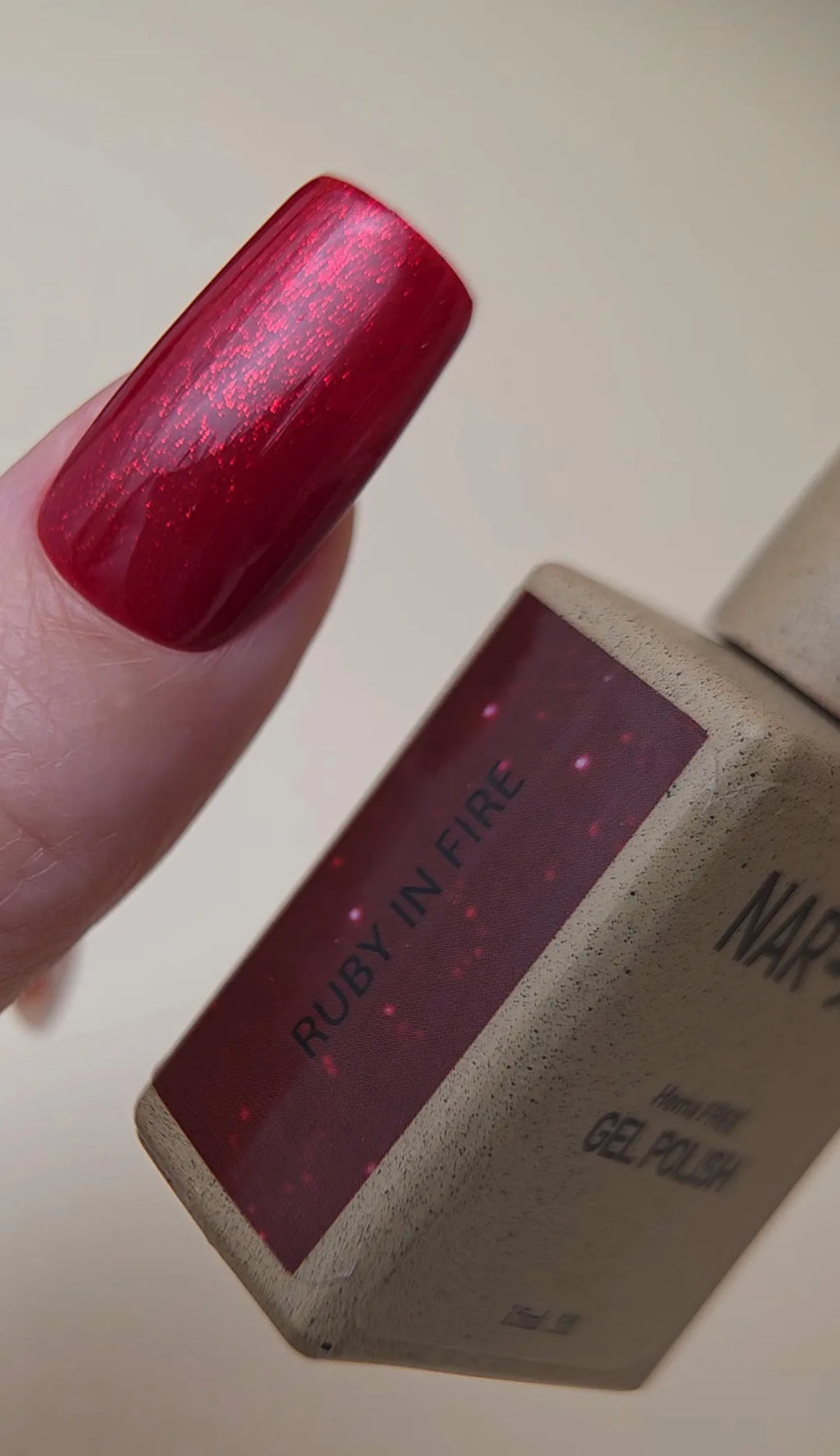 Ruby in Fire Gel Polish swatch