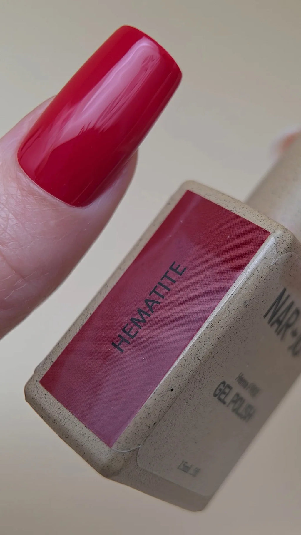Hematite Gel Polish swatch