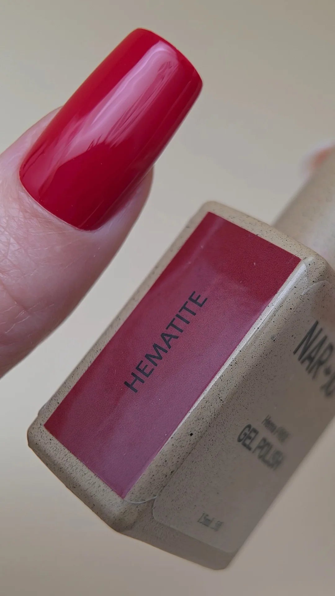 Hematite Gel Polish swatch