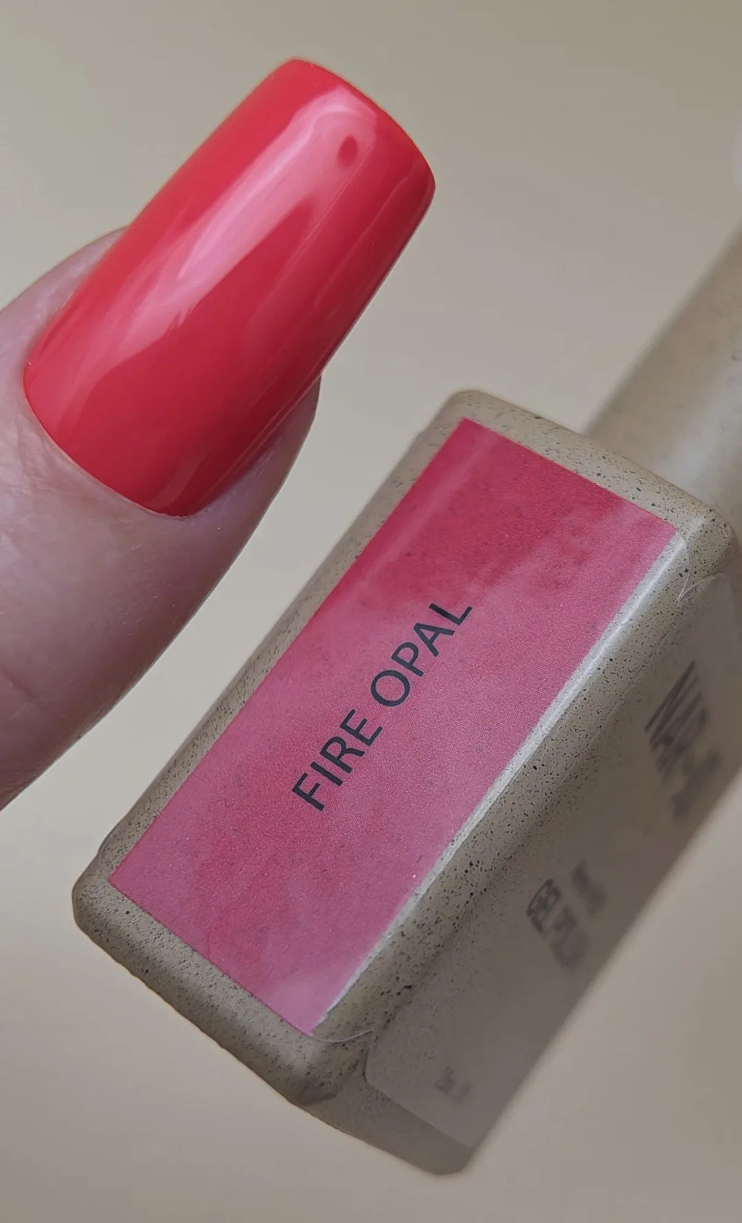 Fire Opal Gel Polish swatch