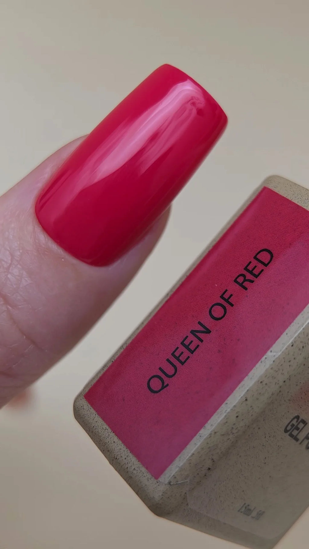 Queen of Red Gel Polish swatch
