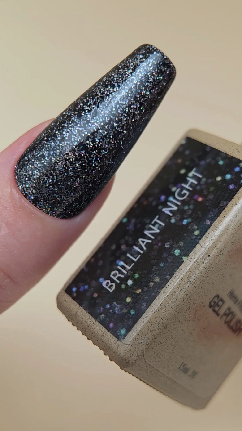 Brilliant Night Gel Polish swatch