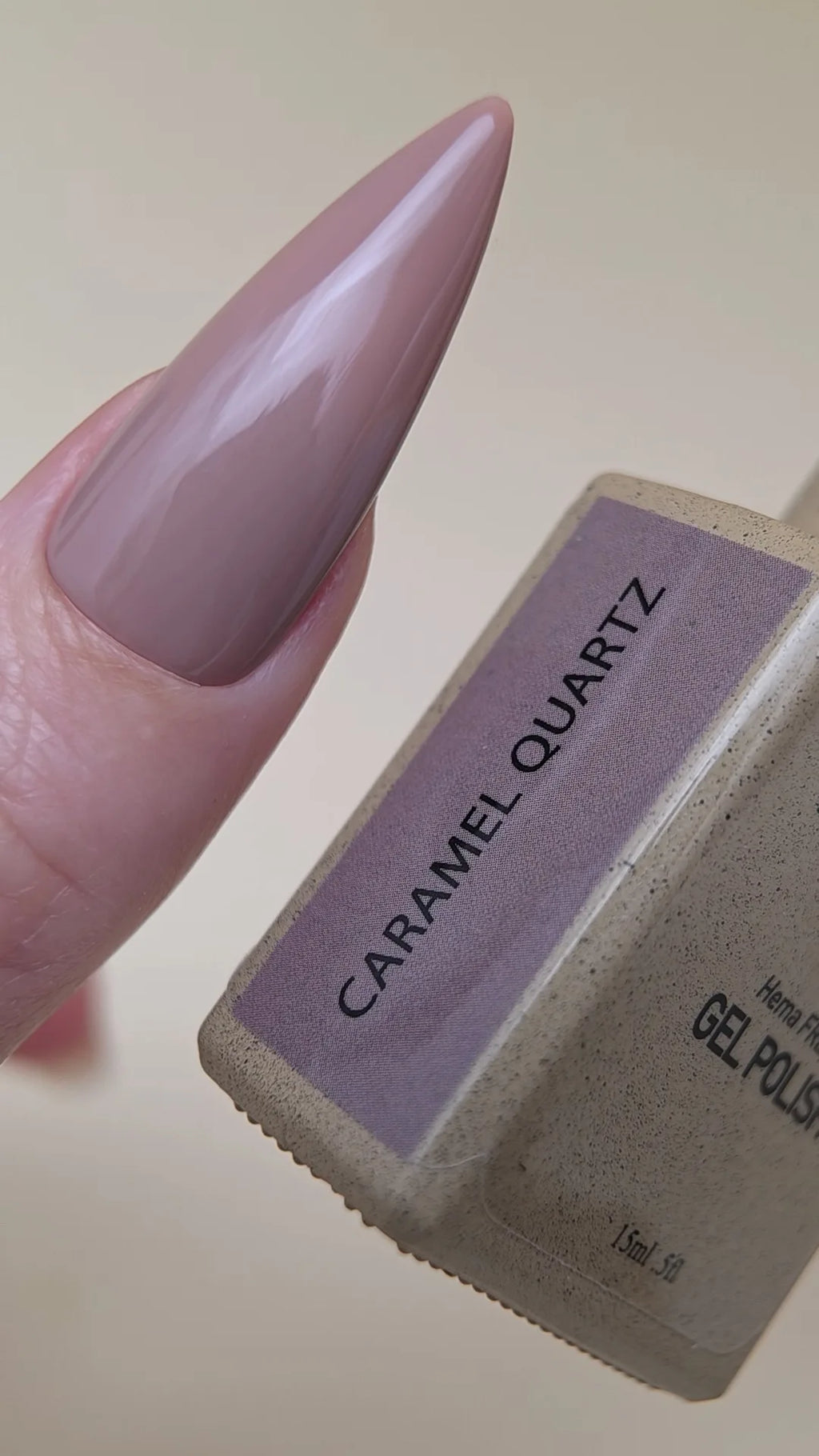 Caramel Quartz Gel Polish swatch