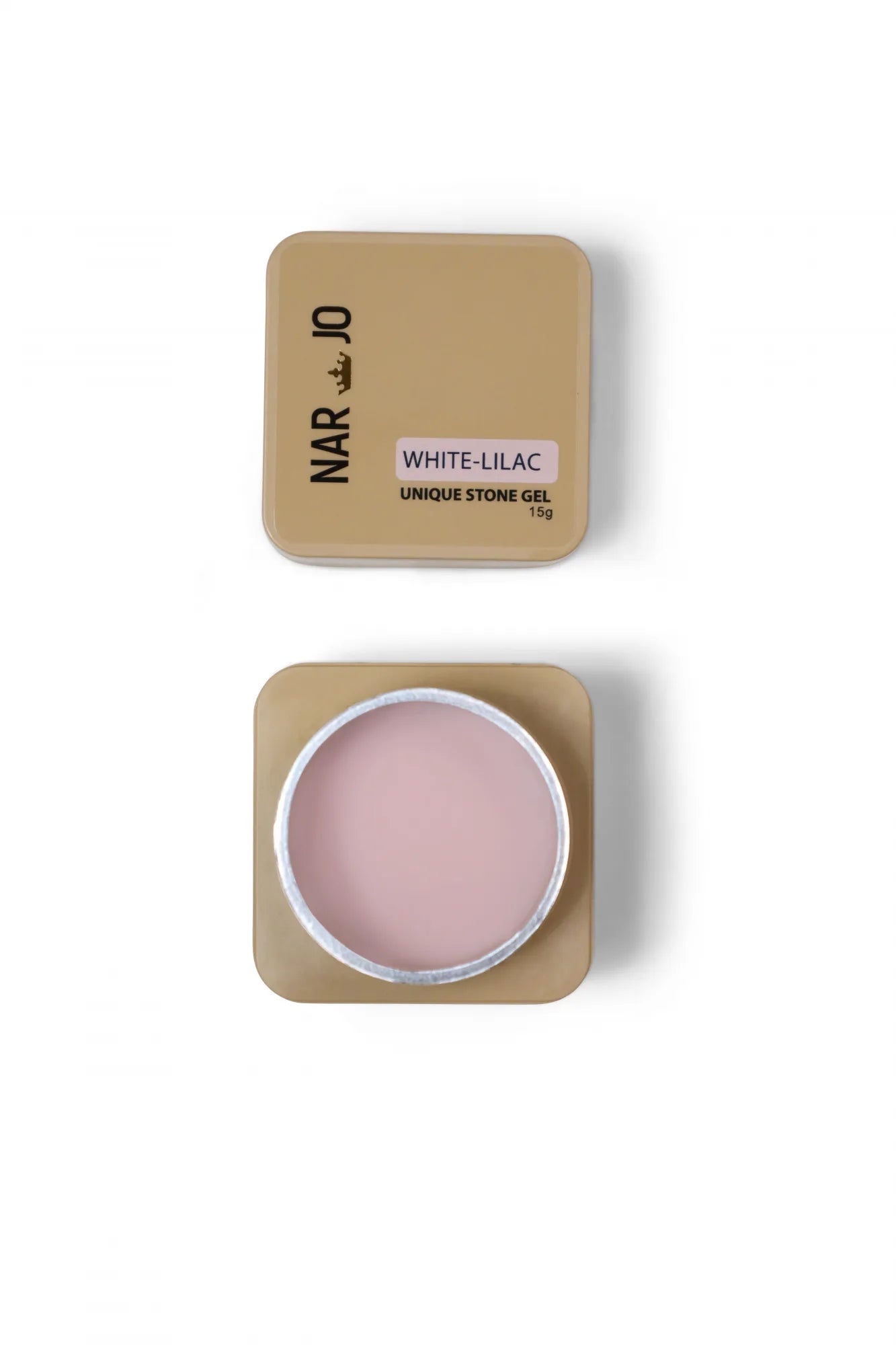 White-Lilac Unique Stone Gel | Nar Jo
