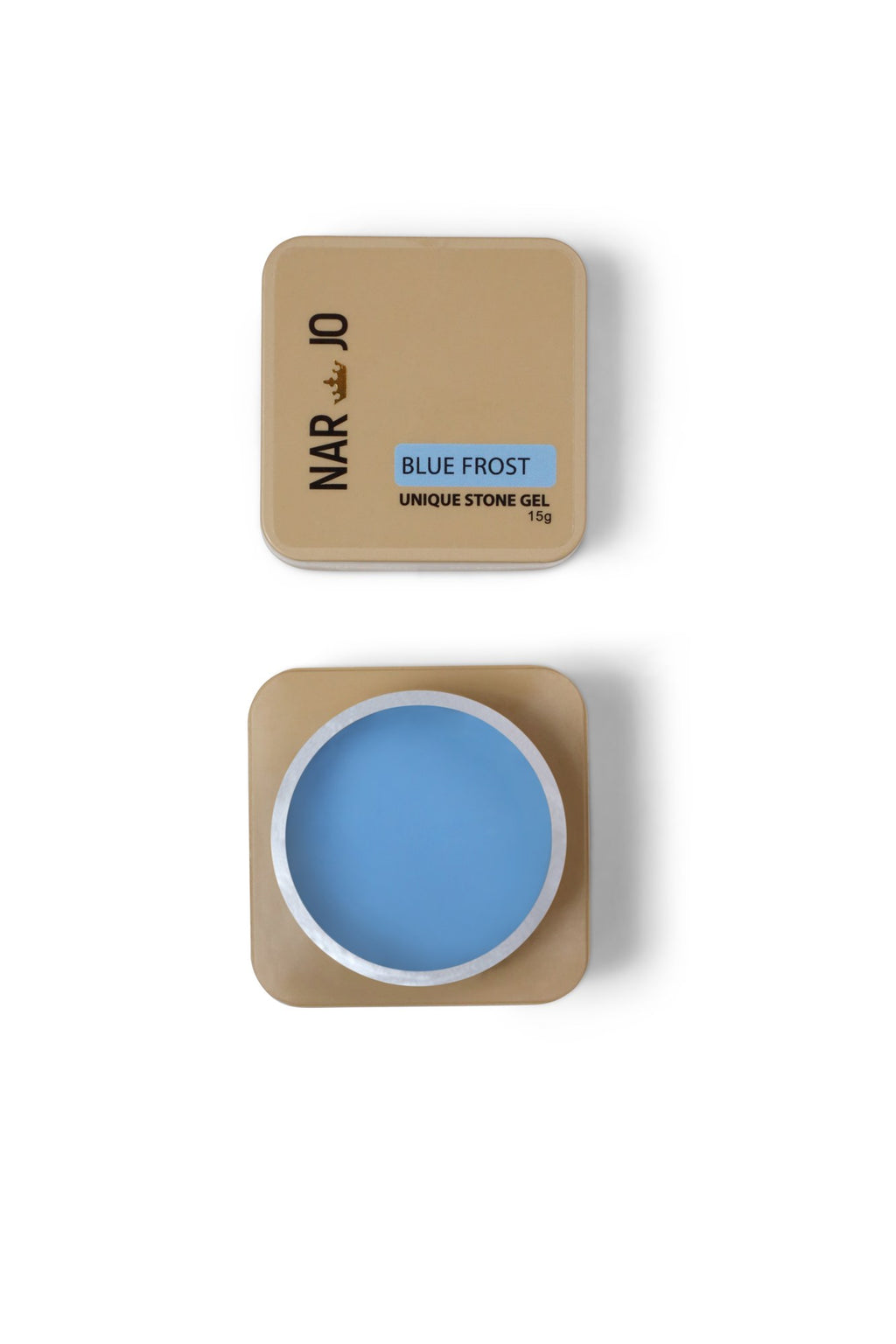 Blue Frost Unique Stone Gel - real gel color