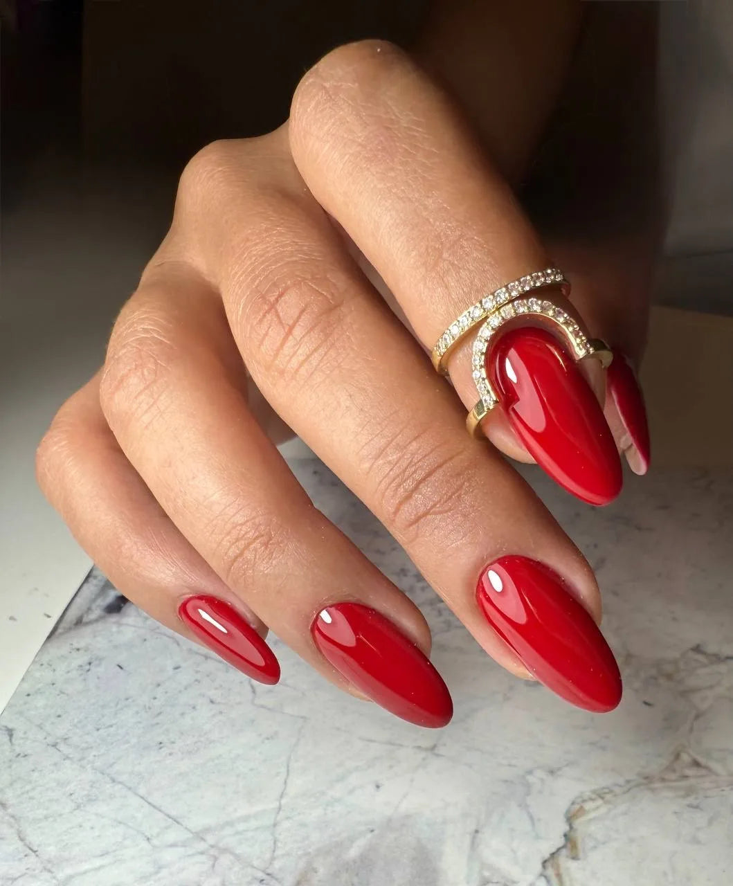 Burgundy Gel Polish swatch