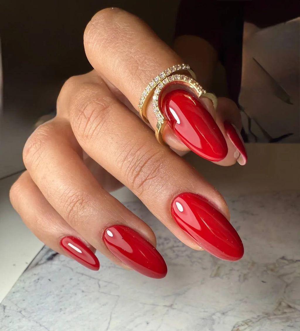 Burgundy Gel Polish swatch