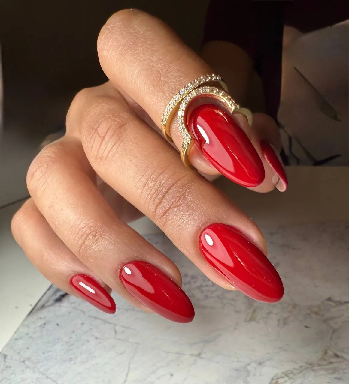 Burgundy Gel Polish swatch