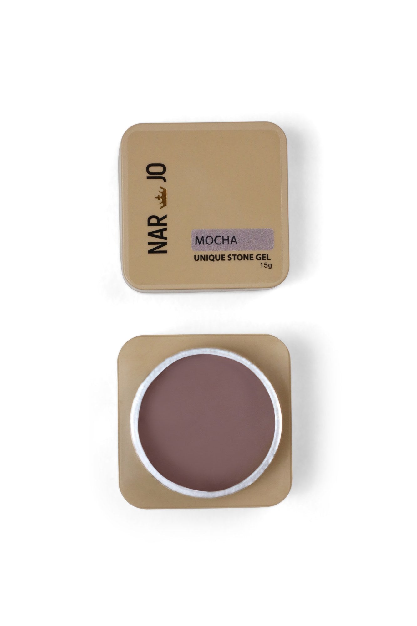 Mocha Unique Stone Gel - real gel color
