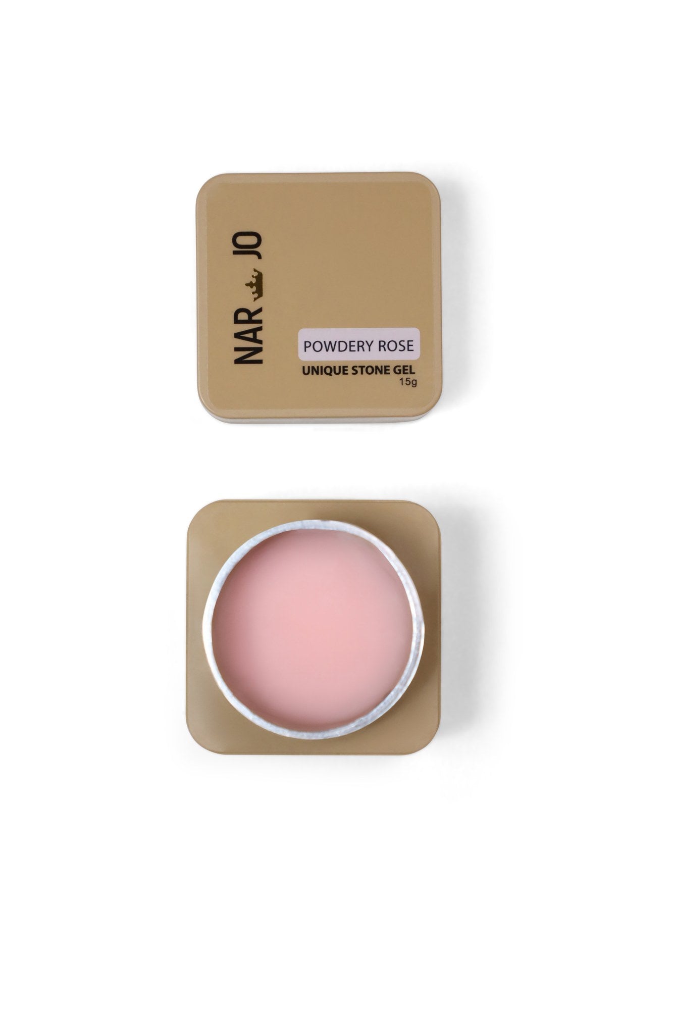 Powdery Rose Unique Stone Gel - real gel color