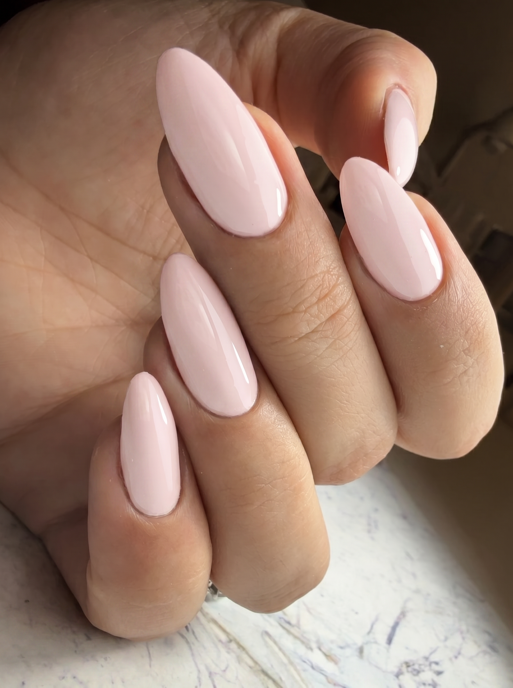 Peony Petal on nails