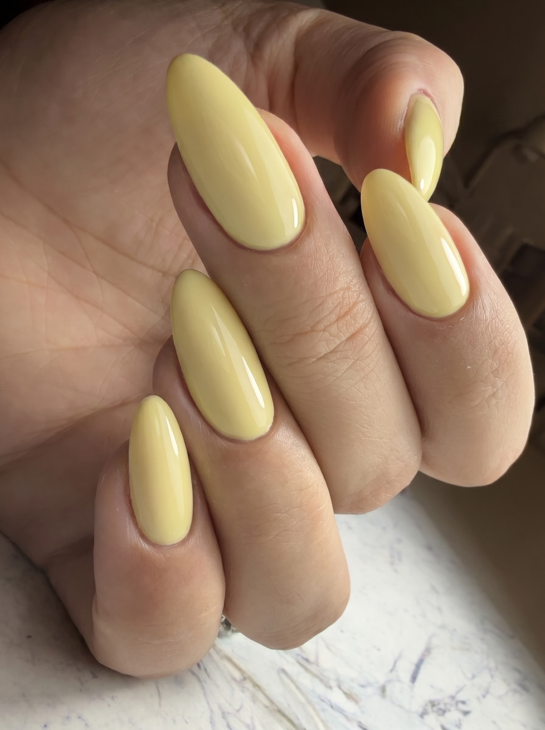 Citrine on nails