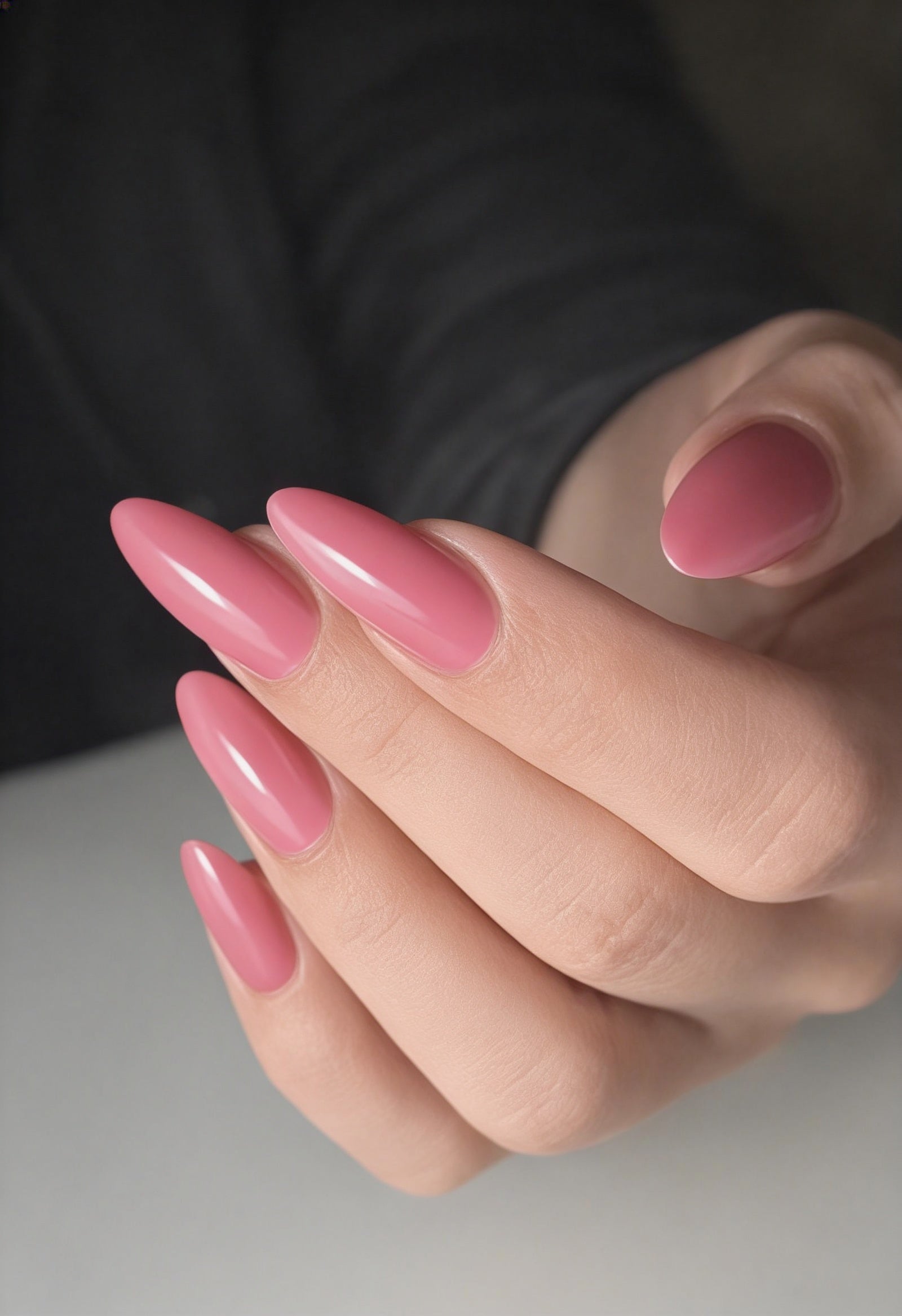 fuchsia-sapphire hand