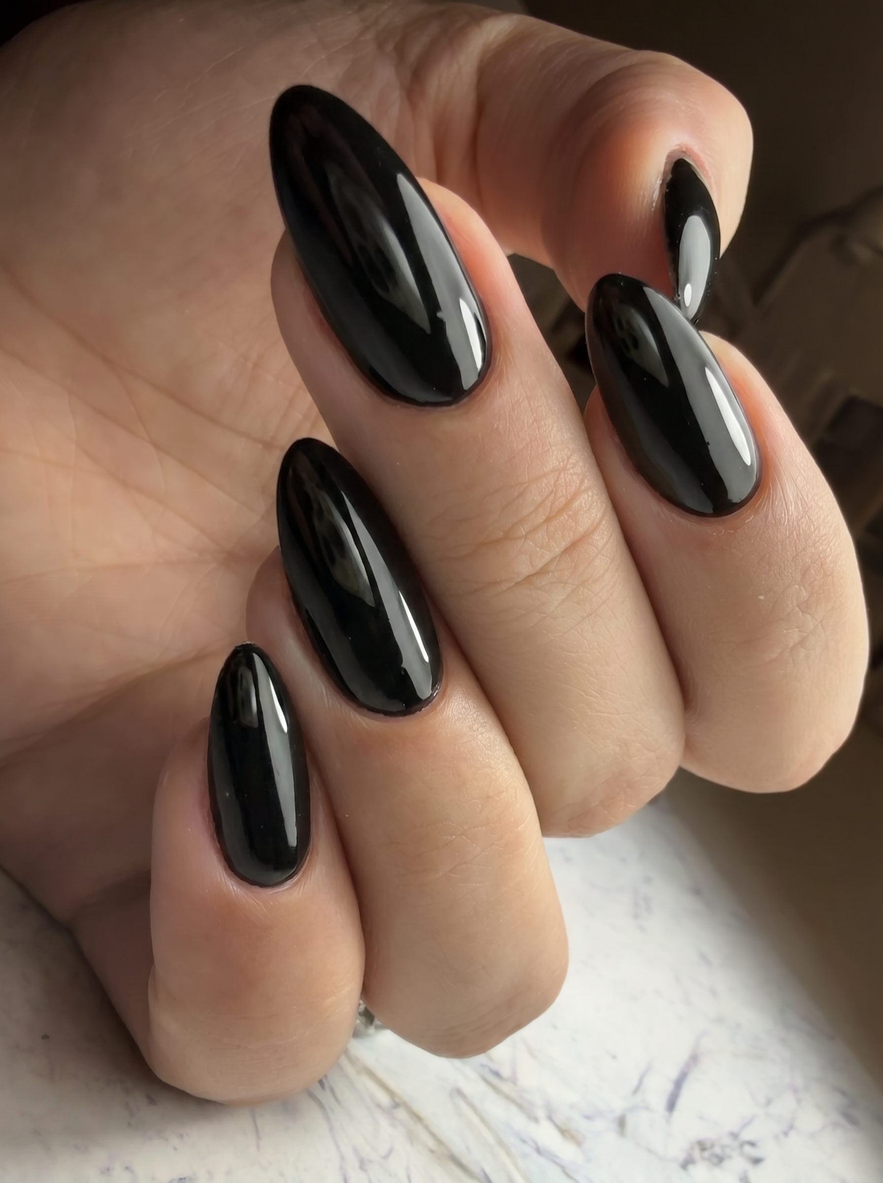 Black Coal on nails