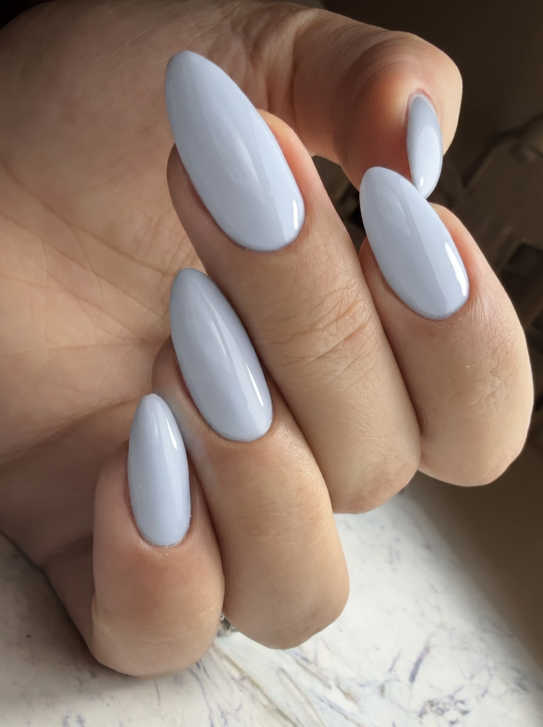 Blue Celeste on nails