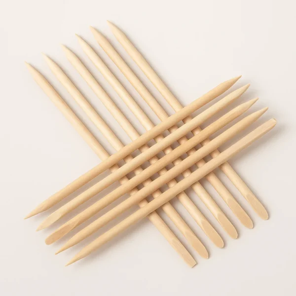 100pcs Orange Wood Sticks – Disposable Cuticle Pushers & Nail Cleaning Tools - Image 2