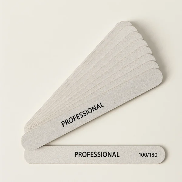 10pcs Nail Buffers 100/180 Grit – Professional Nail File & Sanding Blocks